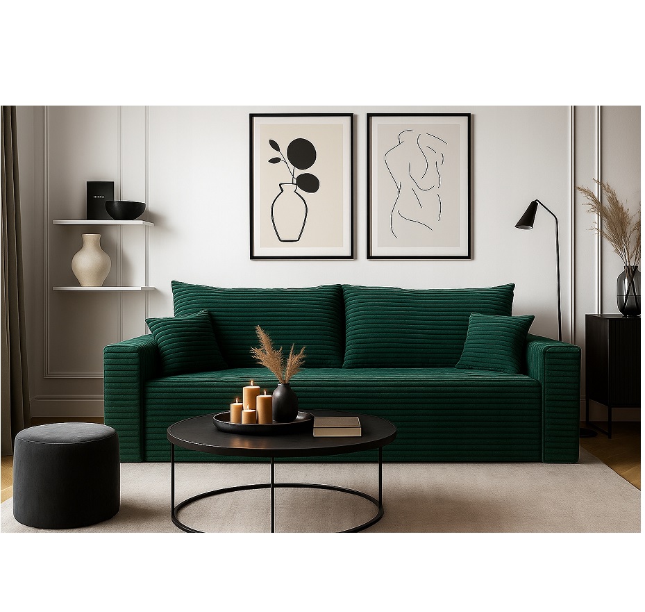 kanapa zielona ambience