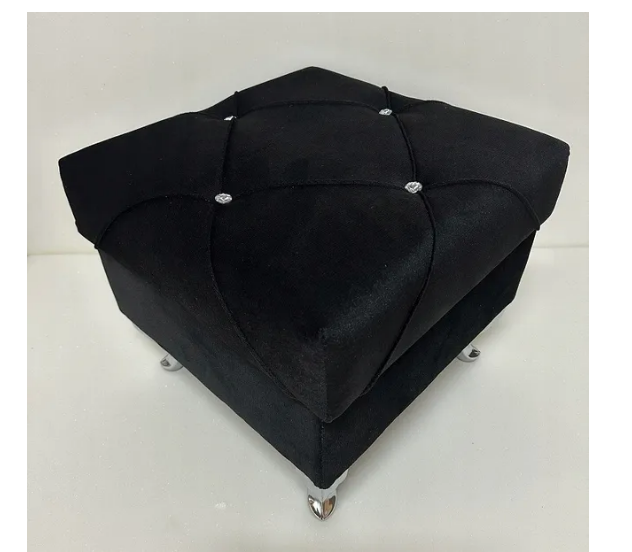 pufa glamour czarna 6